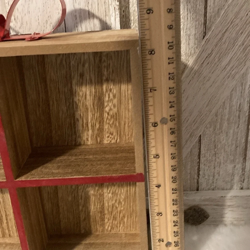 Target BP 2022 Wood Christmas Present Wall Shelf or Tabletop Decor